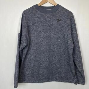 Pink Victoria’s Secret Crewneck‎ Oversized Varsity Sweatshirt Gray Size S